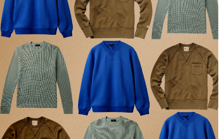 StunningFleece Crew Sweatshirts for Men